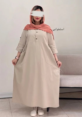 پیراهن مانتویی یاسمن