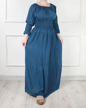 پیراهن ساحلی طرح خسته کمرکش نخ اورجینال 144