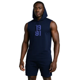 تاپ کلاه‌دار ورزشی مردانه مدل TS1985 NB