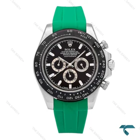 ساعت مردانه رولکس دیتونا بند رابر سبز Rolex-6603-G