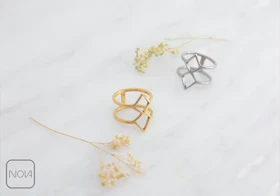 انگشتر استیل لوزی