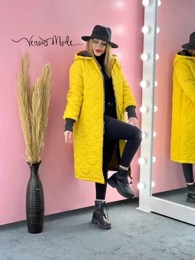 کاپشن بلند آستین کش بافت