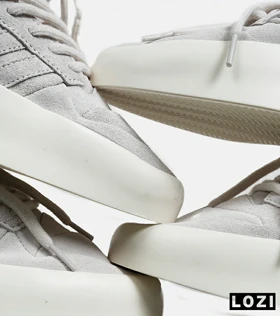 کفش کتانی مردانه طوسی کرم ADIDAS X Fear of God Athletics ’86 Lo Clay مدل 7000