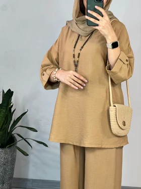 ست مانتو و شلوار پرستو 1