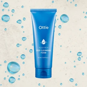 فوم شستشوی صورت اوتی مدل Aqua Rich مناسب پوست‌های خشک و دهیدراته حجم 150ml