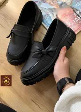 کالج لژدار زنانه ورنی و چرم عروسکی