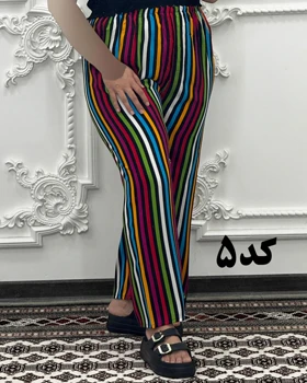 شلوار طرح دار خارجی 7068