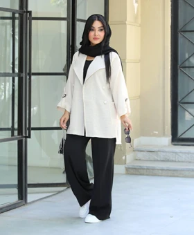 مانتو کتی تابستانه تیدال (سایز بزرگ)