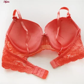 سوتین دکلته فنردار زنانه لنا مدل پوش آپ گلبهی کد 4627