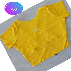 تیشرت کراپ پشت ضربدری زنانه