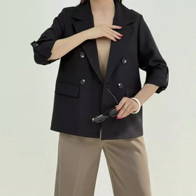 کت زنانه کرپ کجراه