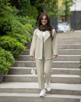 مانتو شلوار زنانه مدل روژناک کد 1602