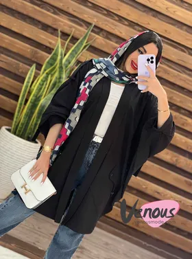 مانتو پانچ سرشونه بنددار
