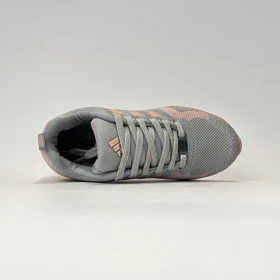 کفش راحتی آدیداس ماراتن کپسول دار طوسی صورتی با کفی ایرکول فوم