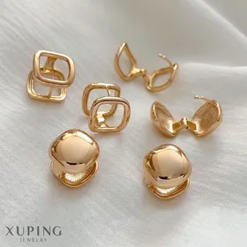 گوشواره مینیمال مربعی ژوپینگ
