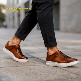 کفش ونس مردانه چرم طبیعی si166