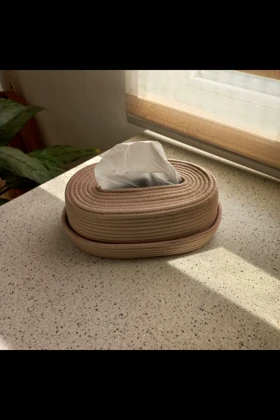 جای دستمال کاغذی کفه دار بیضی