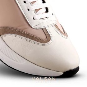 کفش روزمره زنانه چرم یلسان مدل زویا کد 672-GN