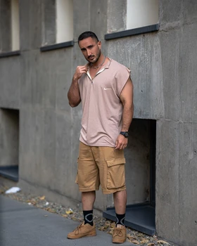 رکابی ورزشی وست NIKE نیم زیپ کرم