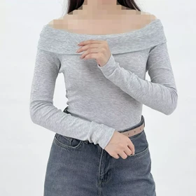 بلوز یقه قایقی 1007908