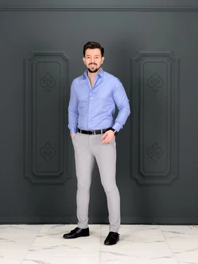 پیراهن 031414 AKOMOD آبی روشن