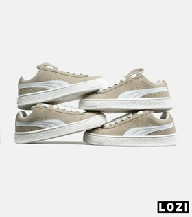 کفش کتانی ورزشی کرم مردانه و زنانه PUMA suede XL