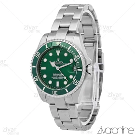 ساعت رولکس سابمارینر زنانه نقره ای صفحه سبز 107038