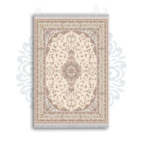 *جدید* فرشینه از جنس پارچه شانل مخمل ترک طرح فانتزی برند دفه کد 1143