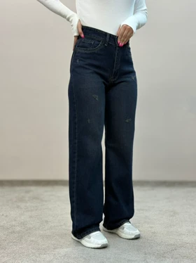 شلوار جین نیمبگ تیره 9421 ویتا