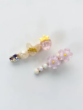 گیره مو طرح خرس عروسکی بسته 5 عددی