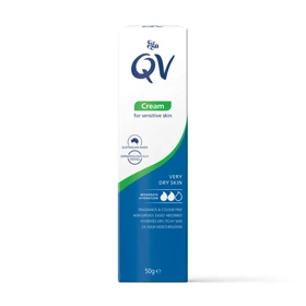 کرم مرطوب کننده تیوپی مدلModerateپوست های حساس QV moisturising cream for sensetive skin حجم 100gr
