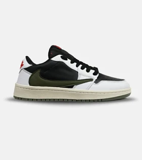 کفش کتانی مردانه کرم مشکی سفید زیتونی NIKE travis scott