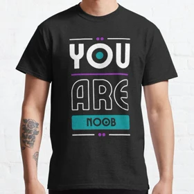 تیشرت با طرح You Are Noob دوتا دو کد 16500