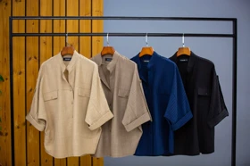 مانتو پیراهنی استریپ هلما