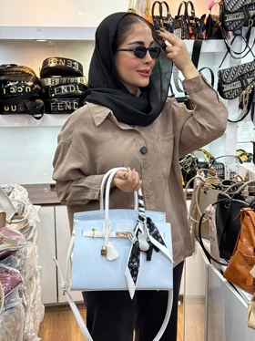کیف دخترانه و زنانه هرمس بیرکین (آبی)