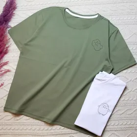 تیشرت نخ پنبه حیوانات کد 597