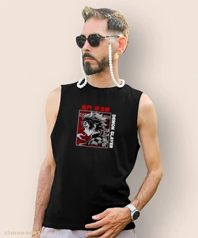 تاپ مردانه و زنانه طرح شیطان کش شخصیت تانجیرو کد 937