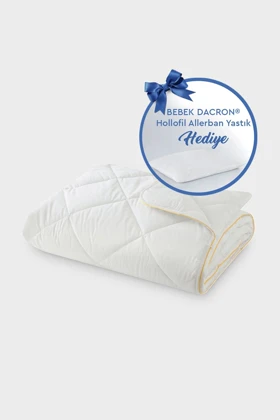 لحاف نوزاد Yataş Mini مدل Dacron® Hollofil® Allerban® الیافی - سفید