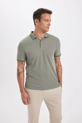 تیشرت یقه پولو مردانه اورجینال دیفکتو defacto