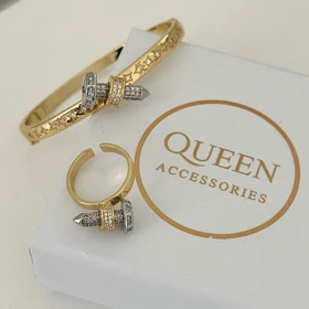 نیم ست دستبند انگشتر روبرتو کوین کد 760