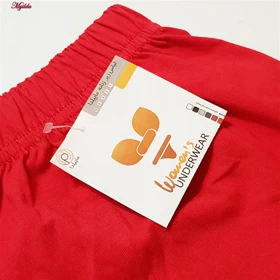 شلوارک راحتی زنانه مدل گربه رنگ قرمز ماییلدا کد 5325