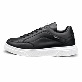 کفش کتانی بزرگ پا مدل ونس اکو مشکی سفید Vans ecco