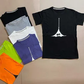 تیشرت طرح زیپ و چشم