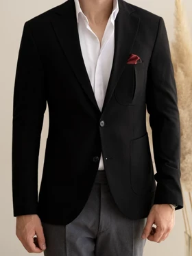 کت دودکمه مشکی کدc209