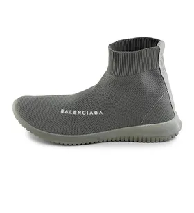 کفش ساق‌دار مردانه طوسی Balenciaga جورابی