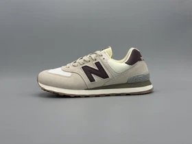 نیوبالانس 574 کرم زرشکی/New balance 574
