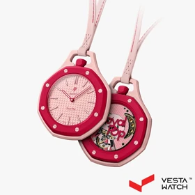 ساعت اودمار پیگه x سواچ AP X SWATCH کالکشن رویال پاپ مدل OTTO ROSSO