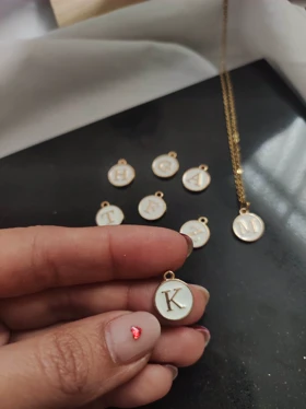 گردنبند استیل حروف انگلیسی