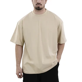 تیشرت اسپرت بیسیک مدل SPL-4M1248 کرم