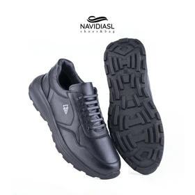 کفش مردانه چرم اسپرت طبی کد 6026025